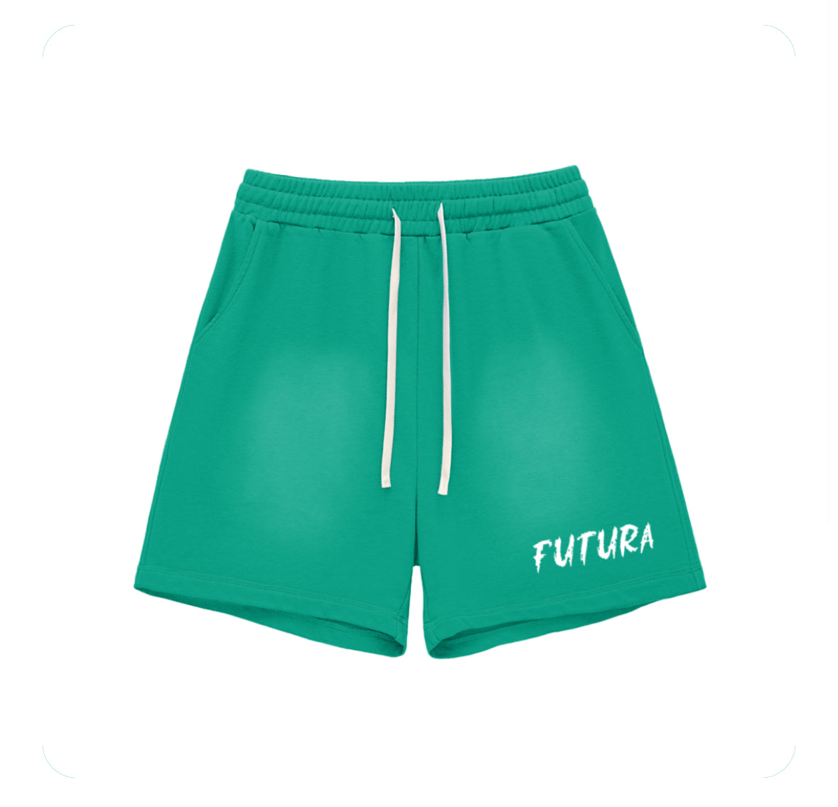 ‘SOFT CHAOS’ FADED SHORTS