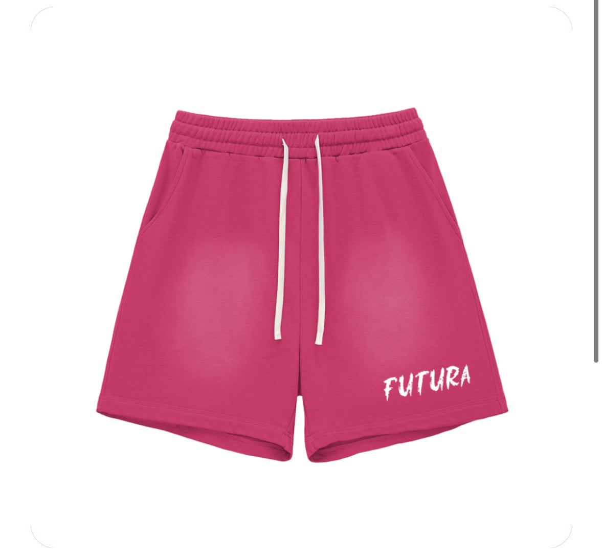 ‘SOFT CHAOS’ FADED SHORTS